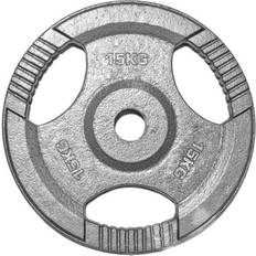 TNP Accessories Standard 1 Inch Tri-Grip Weight Plate 15Kg