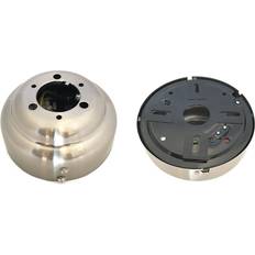 Edm Dekorativt Stykke Udskifter Ø 131 x 55 mm Sølvfarvet Lampeskærm ∅ 55cm