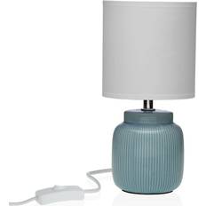Versa Vesta Blå Keramisk Skrivbordslampa 13 x 26 x 10 cm Bordslampa
