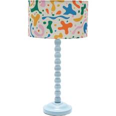 ValueLights Bobbles Powder Blue Table Lamp