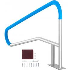 Pooler VEVOR Pool Handrail 55 x 32 inch Stainless Steel with Base Plate for Spas
