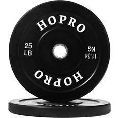 BalanceFrom HoPro Olympic Bumper Plate with Steel Hub
