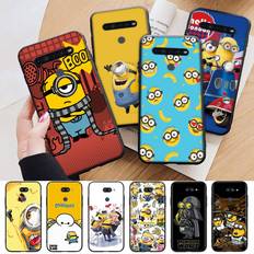 MINIONS Cartoon Black Case for Xiaomi Poco X6 M5 M6 F5 F6 F1 C65 C55 C50 C51 C40 Redmi Note 7 8 14C A3X 13C 12C 11 10A 9C Pro Sofe Cover
