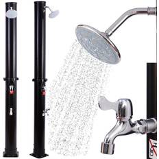 Solarheizungen DMS DMS Solardusche 35L Gartendusche Schwarz