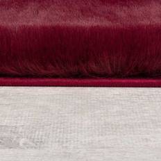 Flair Rugs Ivy Luxury Faux Fur Rug - Red Red