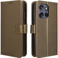 Eiderwood Motorola Edge 50 Neo Flip Fodral Brun