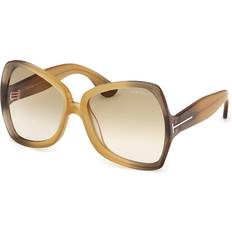 Tom Ford Yellow Sunglasses Tom Ford Jerry 41F Sunglasses - Opaque Faded Yellow