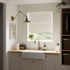Dunelm Natural Roller Blinds Dunelm Sheer 122x162cm