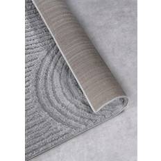 Elle Decoration Hochflor-Teppich Chappe 120 cm H 18 mm L 170 cm Grau