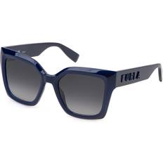 Sunglasses Furla SFU810V Men's Sunglasses - Shiny Opal Dark Blue
