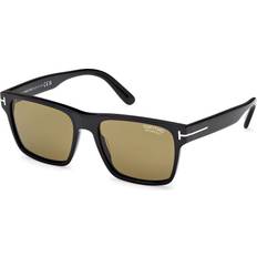 Tom Ford Men Sunglasses Tom Ford Calder Sunglasses - Nero Lucido/Marrone Polar