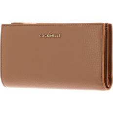 Coccinelle Metallic Soft Wallet - Light Brown