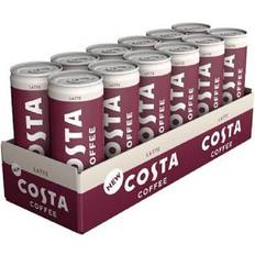 Cold Brew & Bottled Coffee Costa Coffee Flavoured Latte Drink 12 x 250 ml
