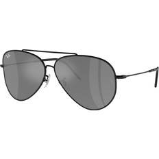 Ray-Ban Aviator Reverse 002/GS - Shiny Black/Silver