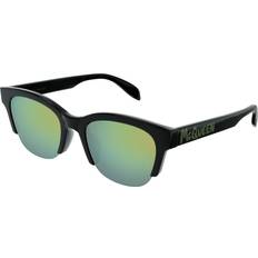 Solglasögon Alexander McQueen AM0406SA Solglasögon Acetat Svart Grön