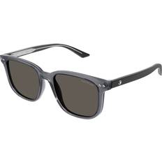 Solglasögon Montblanc Man MB0258SA Solglasögon Acetat Grå Fyrkantig