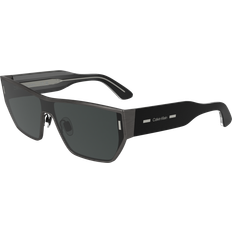 Calvin Klein Pilot - Unisex Solglasögon Calvin Klein Modified Rectangle Sunglasses - Silver