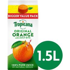 Juice & Fruit Drinks Tropicana Original Orange Fruit Juice With Bits 1.5L