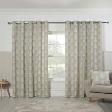 Curtains & Accessories Sundour Esher Curtains Grey 229Cm x 183Cm