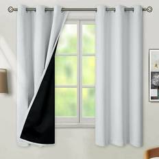 Blackout Thermal Insulated Curtains 42W x 2 Panels
