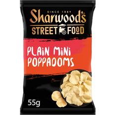 Sharwood's Street Food Plain Mini Poppadoms 55G