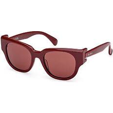 Max Mara MM0138 With Clip On 69S Women’s Glasses - Burgundy