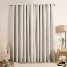 OHS Boucle Textured Eyelet Blackout Curtains 66 x 72 in