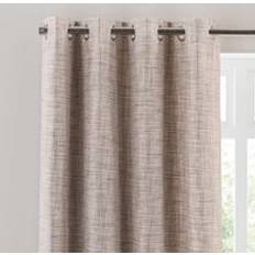 Dunelm Kolson Eyelet Curtains Natural