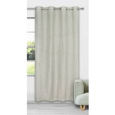 Curtains & Accessories Divante Nomi Slub Eyelet Single Panel Curtain Sage