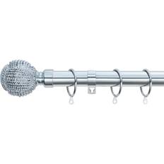 Curtain Rods on sale A.Unique Home Knotted Ball Metal Extendable Curtain Pole 120 cm 220 cm