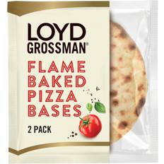 Loyd Grossman Flame Baked Pizza Bases 2 Pack
