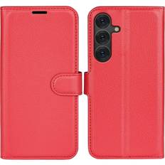 Eiderwood Stötskyddande Läder Wallet Case Samsung Galaxy S25+ Plus