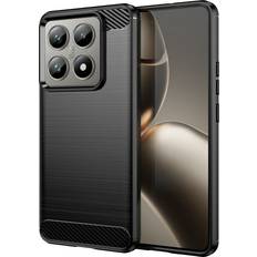 Eiderwood Xiaomi 14t Pro Skal Karbonfiberstruktur Svart