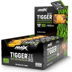 Kalium Bars Amix Tiggerzero Multi-layer 60g Protein Bars Box 20 Units