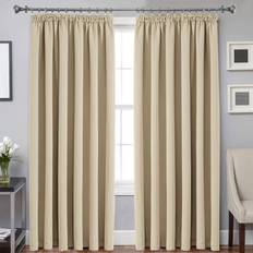 Curtains & Accessories Oxford Homeware Cream Pencil Pleat 66" x 90" Cream Pencil Pleat