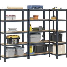 Scaffale Scaffali vidaXL 5-Layer Heavy-duty Shelves 3 pcs Shelving System