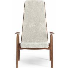 Fårskinn Fåtöljer Swedese Lamino Naturlackerad Fårskinn Off-White Fåtölj 101cm