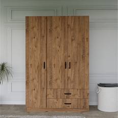 Brun - Valnød Garderober Yaman Three Door Wardrobe Kleiderschrank