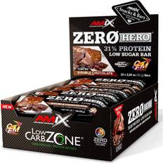 Amix Low Carb Zerohero Protein Bars 65g 15 Units