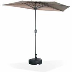 Sweeek 2.5M Round Half Parasol 250 x 250 x 228 cm