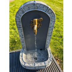 Fountains on sale Marble Look Drinking Tap Water Feature 31.5 x 26 x 57.5 cm