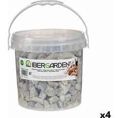 Ibergarden 3 Kg Decorative Stones Light Grey 4 Units