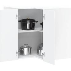vidaXL Kitchen Corner Kalmar High Gloss White Wall Cabinet