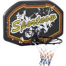 Walll Mounted Basketball Hoop Black & Yellow