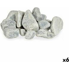 Ibergarden Decorative Light Grey Stones 2 Kg Set of 6