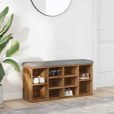 vidaXL Hantverksmässig Skobänk 102 x 32 x 50 cm Skoställ