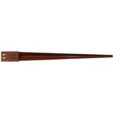 Red Fence Poles Timco Timco Drive In Post Spike 100 x 750 mm