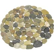 Round Pebble Stepping Stones 2 x 33 cm