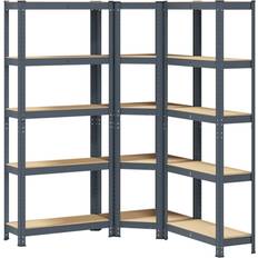 vidaXL 3 Piece 5-Layer Shelves Set Shelving System 3pcs