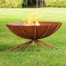 Metal Fire Pits & Fire Baskets Ivyline Outdoor Dakota Firebowl L73 x W71 x H37 cm